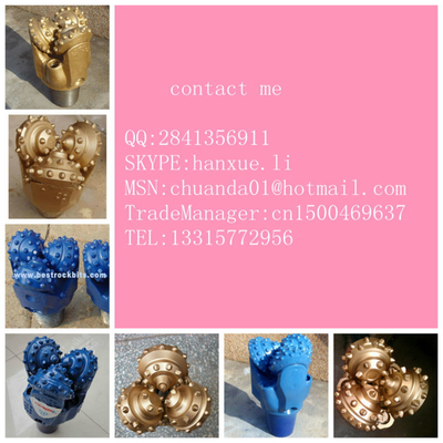 API China Tricone Rock Bit Drag Bits para minería y perforación de roca que en venta caliente proveedor