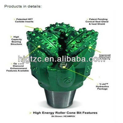 En venta 100% nuevo Kingdream Tricone Rock Drill Bit con certificación API proveedor