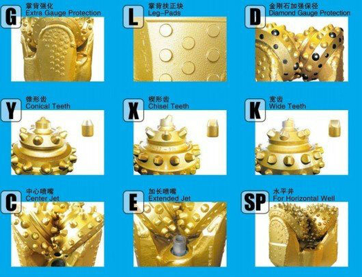API China Venta caliente Kingdream Tricone Rock Bit para el agujero de perforación proveedor