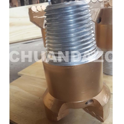 Venta en caliente 112 mm l 3 alas Drag Drill Bit/PDC Drag Drill Bits para pozos de agua, minería, geotérmica proveedor