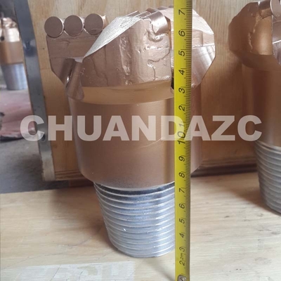 Venta en caliente 112 mm l 3 alas Drag Drill Bit/PDC Drag Drill Bits para pozos de agua, minería, geotérmica proveedor