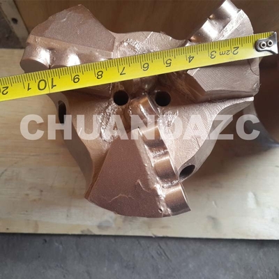 Venta en caliente 112 mm l 3 alas Drag Drill Bit/PDC Drag Drill Bits para pozos de agua, minería, geotérmica proveedor