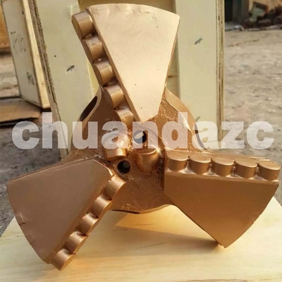 Venta en caliente 171l 3 Wings Drag Drill Bit/PDC Drag Drill Bits para pozos de agua, minería, geotérmica proveedor
